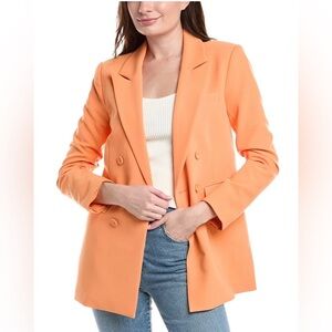 NWT Favorite Daughter Pheobe Creamsicle Orange Blazer